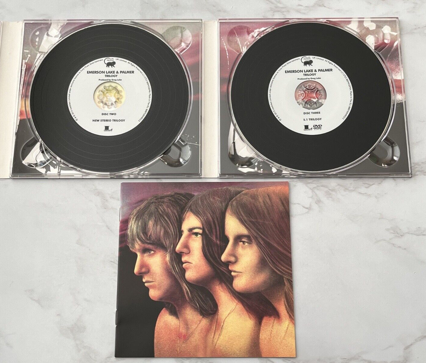 Emerson Lake & Palmer – Emerson Lake Palmer Trilogy (5.1 Surround, Deluxe Edition, Digipak, CD/DVD) (2010) [UK PRESS]