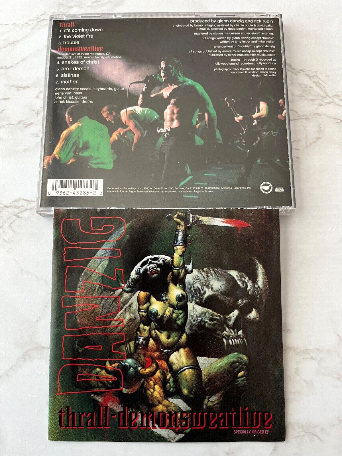 Danzig – Thrall Demonsweatlive (EP) (1993) [ORIGINAL USA PRESS]