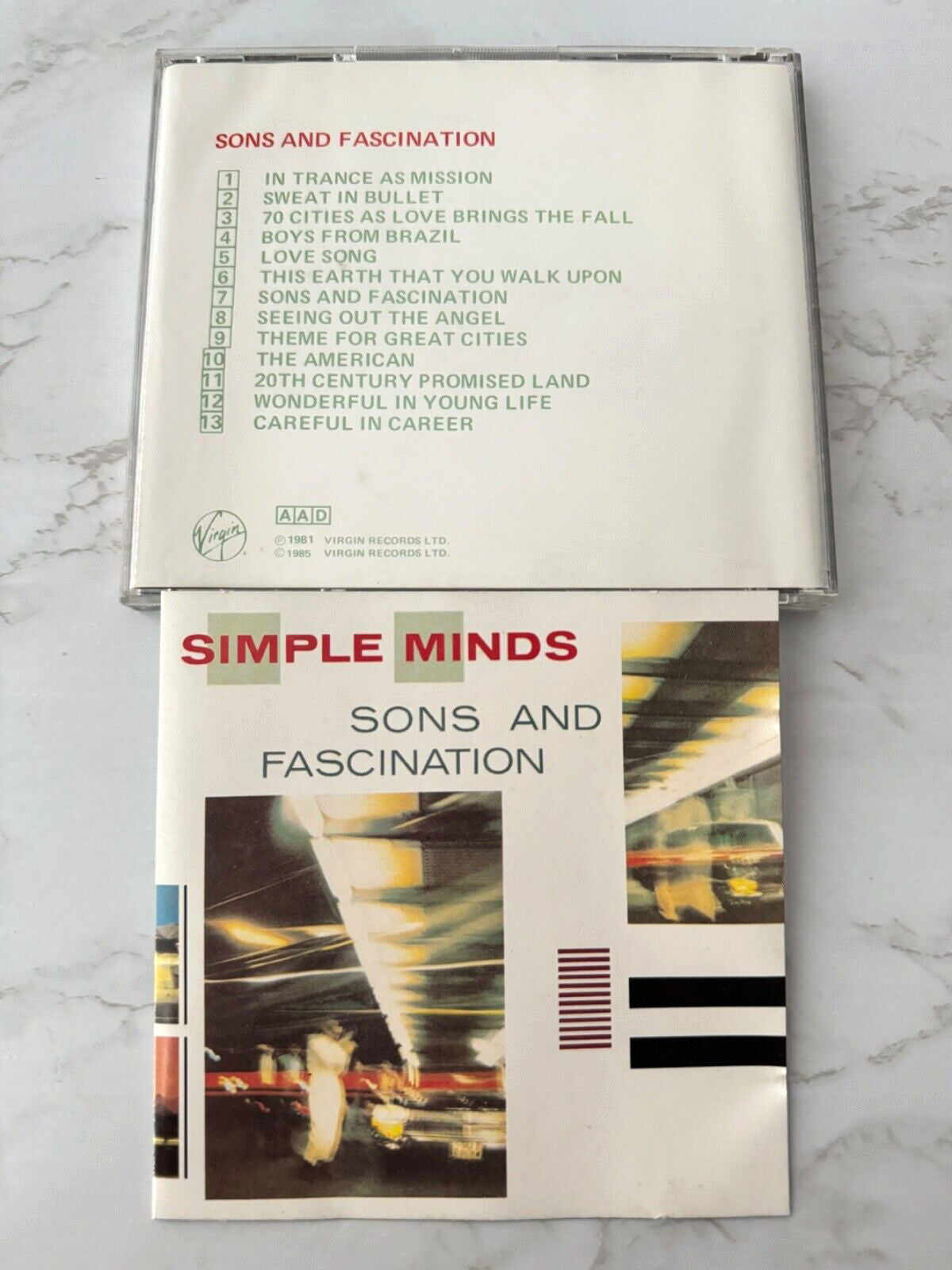 Simple Minds – Sons And Fascination (1985) [JAPAN TARGET ERA]