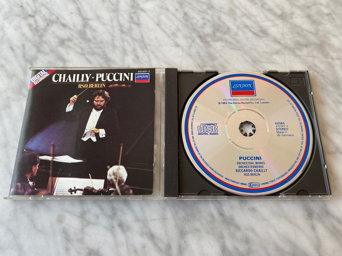 Chailly Puccini RSO Berlin Orchestral Music [W GERMANY TARGET ERA]