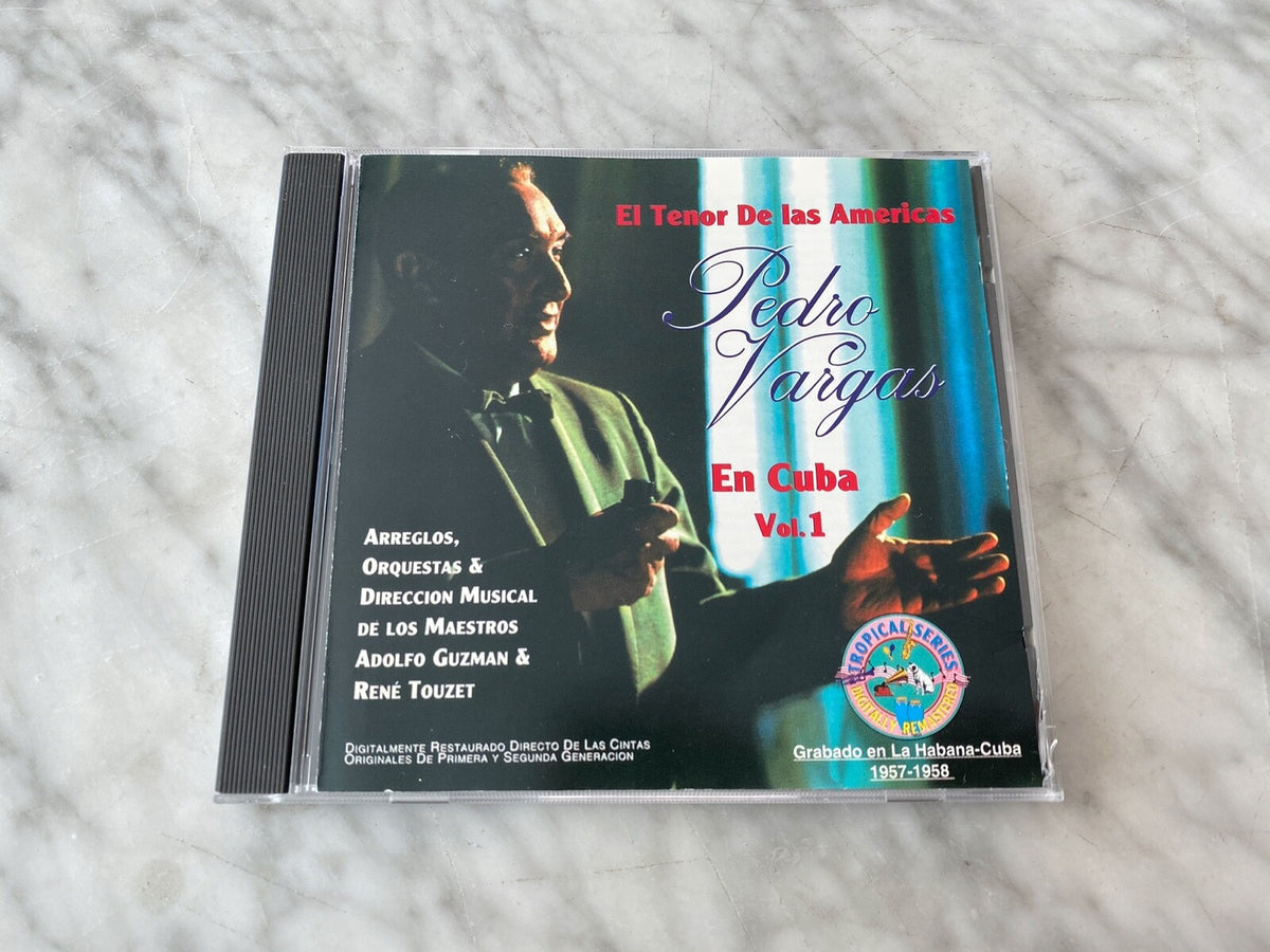 Pedro Vargas – El Tenor De Las Americas En Cuba Vol. 1 (1995) [ORIGINAL USA PRESS]