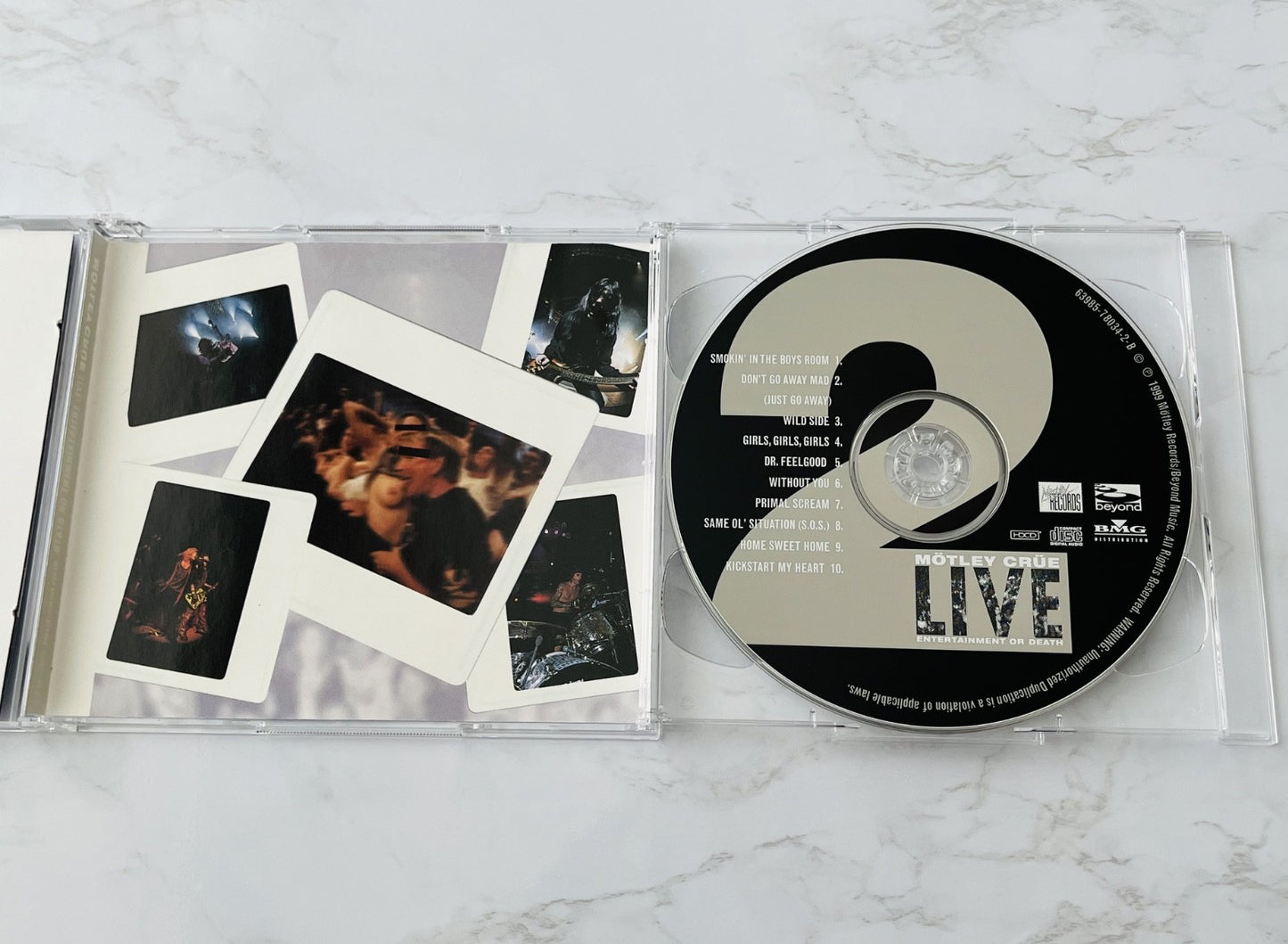 Motley Crue, Mötley Crüe – Live Entertainment Or Death (1999) [ORIGINAL USA PRESS]