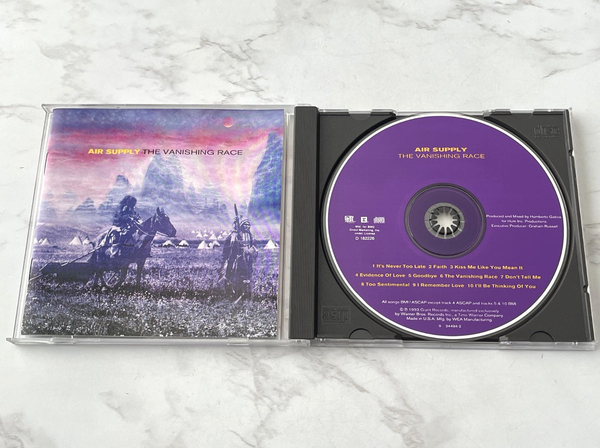 Air Supply – The Vanishing Race (1991) [ORIGINAL USA PRESS]