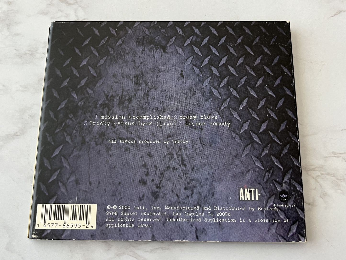 Tricky – Mission Accomplished (Numbered, Digipak, EP) (2001)