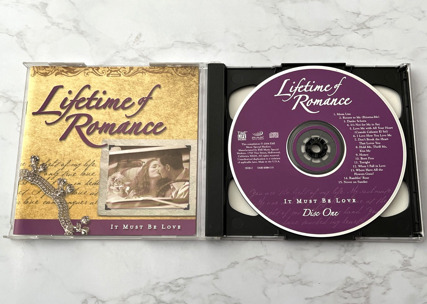 Nat King Cole, Paul Anka, Various – Time Life Lifetime Of Romance It Must Be Love (2004)