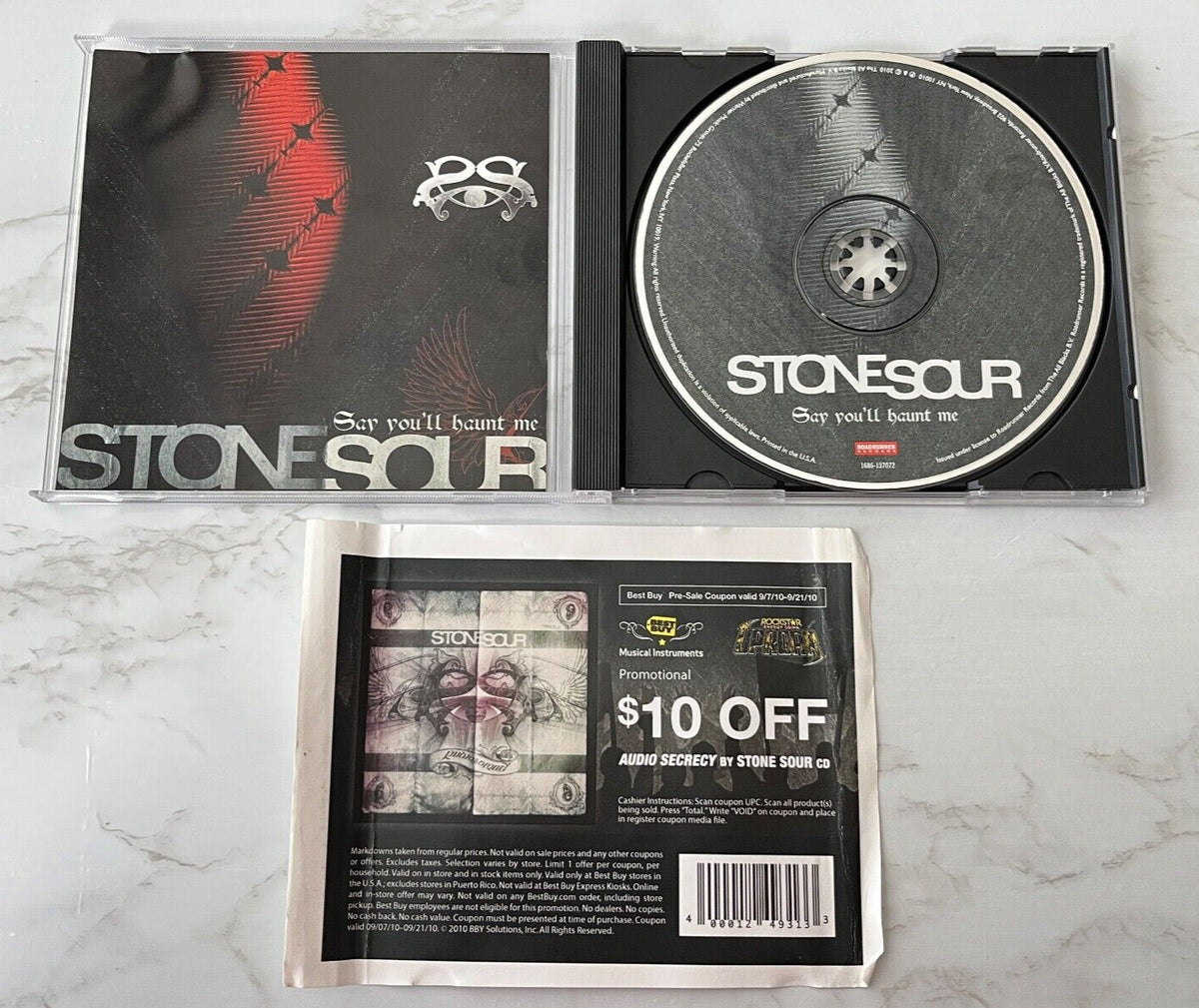 Stone Sour – Say You'll Haunt Me (Signed, Promo) (2010)