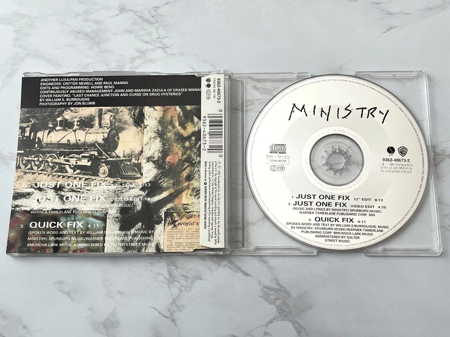 Ministry – Just One Fix (1992) [GERMAN PRESS]