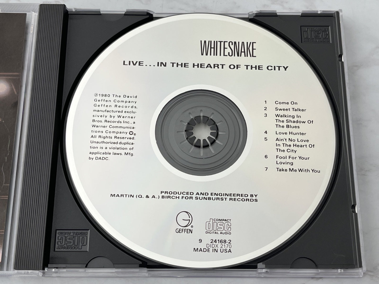 Whitesnake – Live In The Heart Of The City (1987) [DADC PRESS]