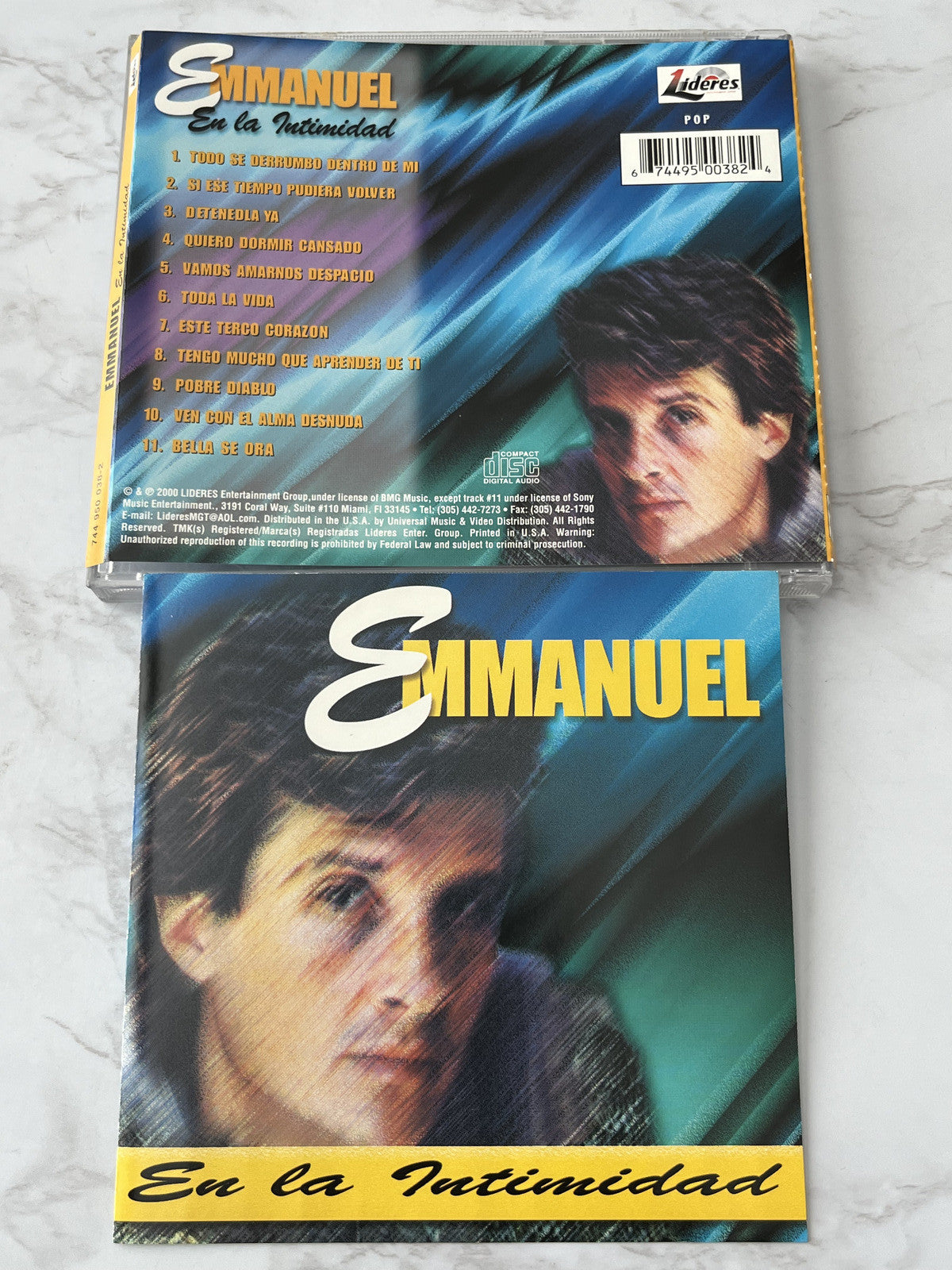 Emmanuel – En La Intimidad (2000) [ORIGINAL USA PRESS]