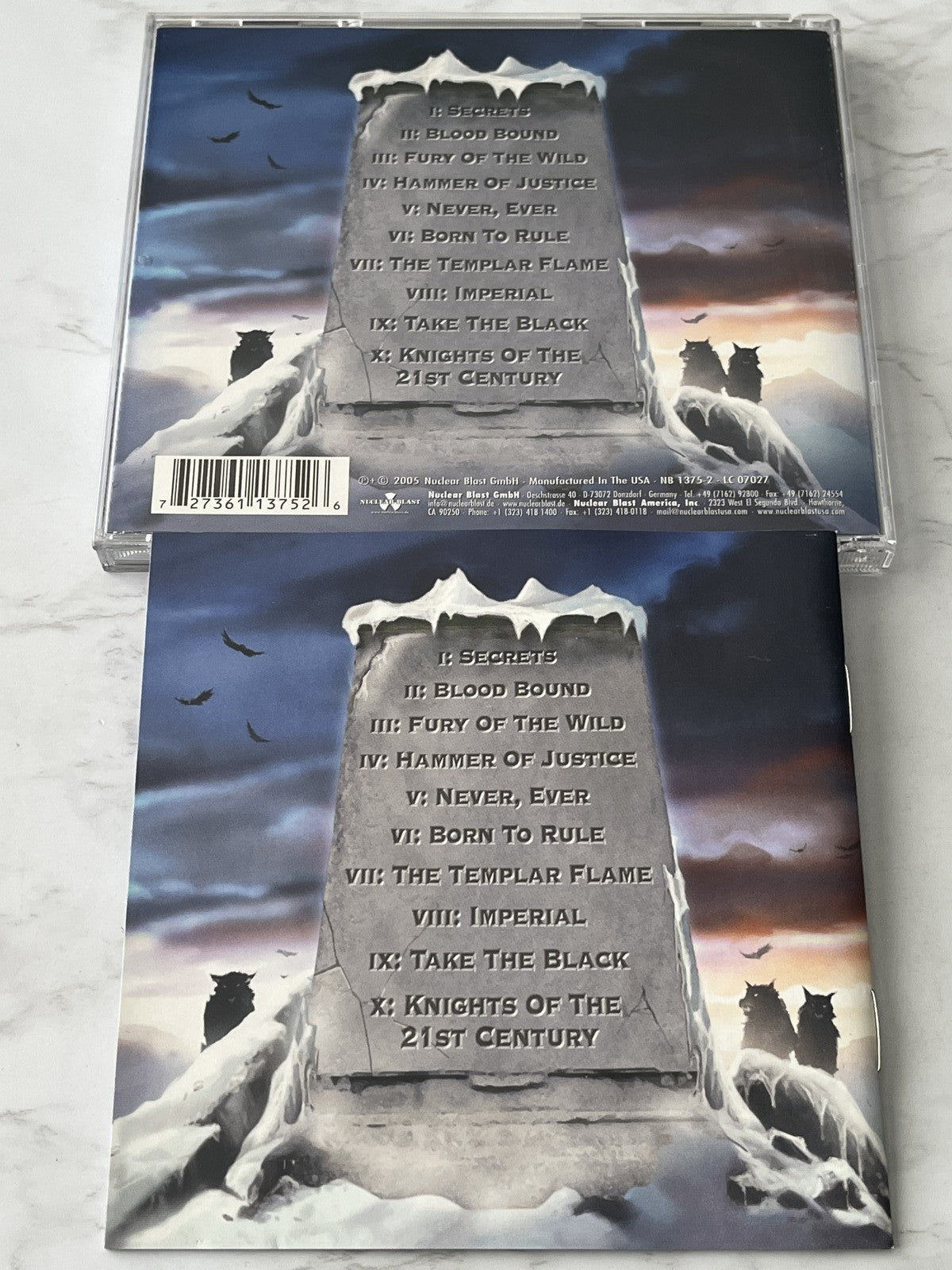 HammerFall – Chapter V Unbent Unbowed Unbroken (2005) [ORIGINAL USA PRESS]