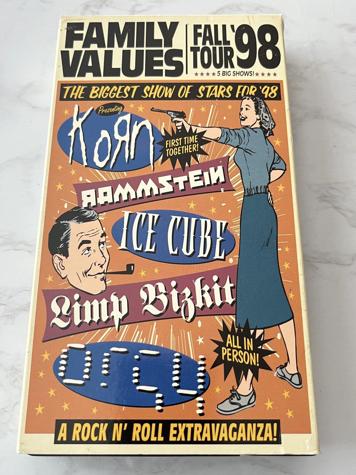 Family Values Fall Tour '98 VHS 1999 Immortal EV 50188 Korn, Rammstein (1999)