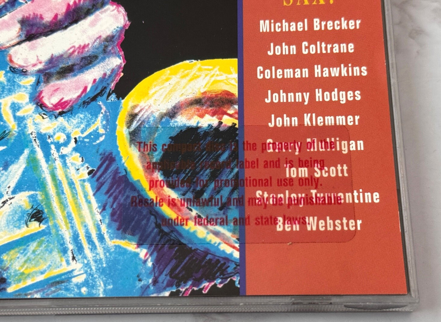 Ben Webster, John Coltrane, Johnny Hodges, Various – Triumphant Sax (Promo) (1993) [ORIGINAL USA PRESS]