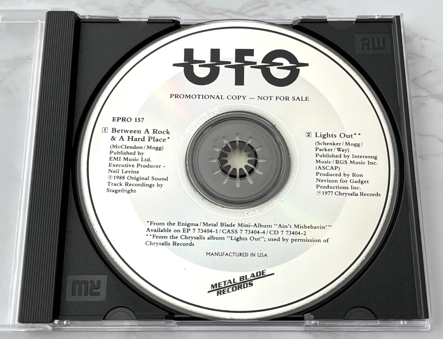 UFO – Between A Rock & A Hard Place (Promo) (1989)