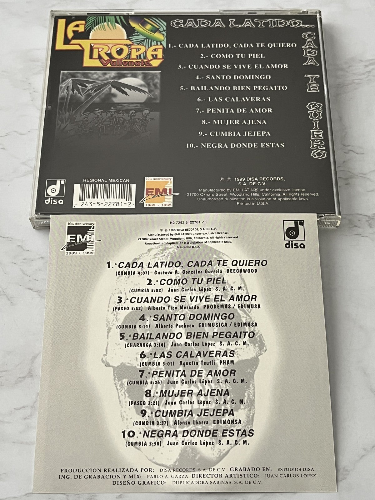 La Tropa Vallenata – Cada Latido Cada Te Quiero (1999) [ORIGINAL USA PRESS]