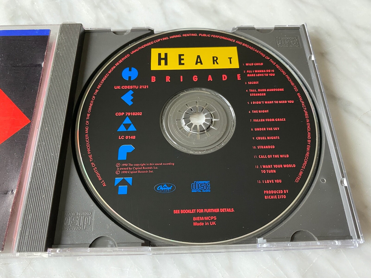 Heart – Brigade (1990) [UK PRESS]