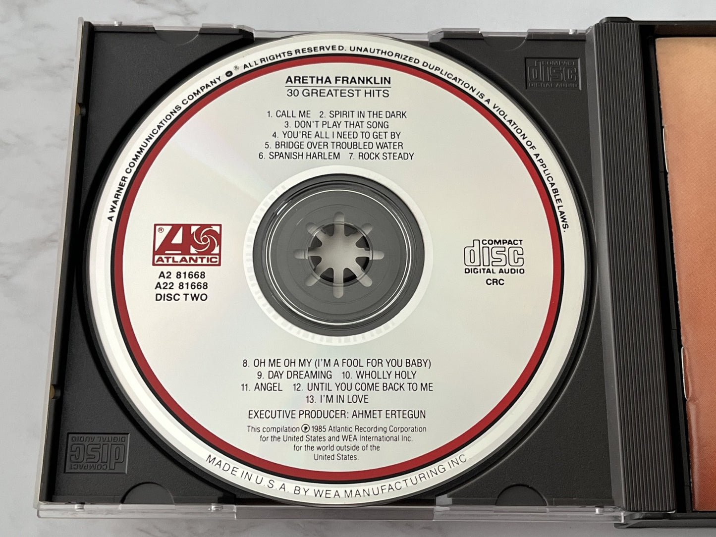Aretha Franklin – 30 Greatest Hits (1986) [ORIGINAL USA PRESS]