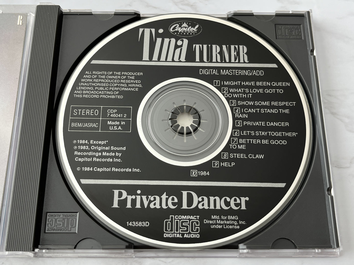 Tina Turner – Private Dancer (1988) [BLACK FACE]