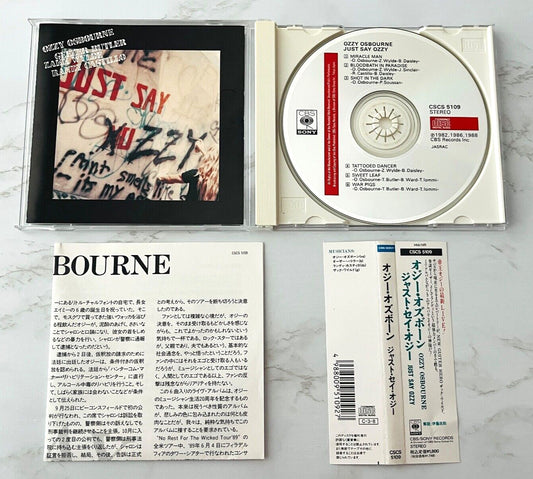Ozzy Osbourne – Just Say Ozzy (OBI, EP) (1990) [JAPAN TARGET ERA]