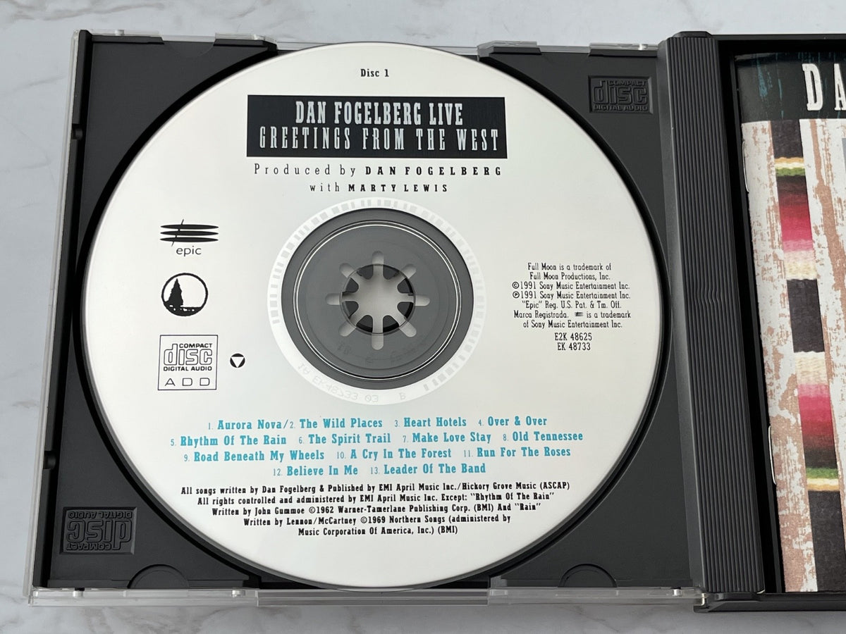 Dan Fogelberg – Live Greetings From The West (1991) [ORIGINAL USA PRESS]