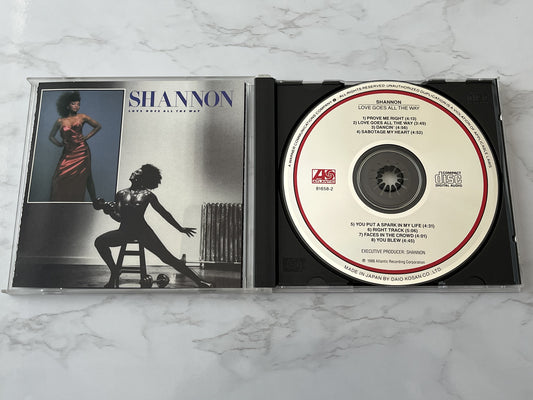 Shannon – Love Goes All the Way (1986) [JAPAN PRESS]
