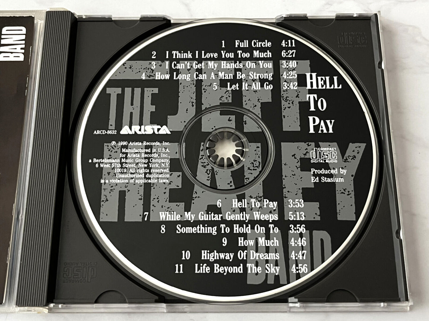 Jeff Healey – The Jeff Healey Band Hell To Pay (1990) [ORIGINAL USA PRESS]