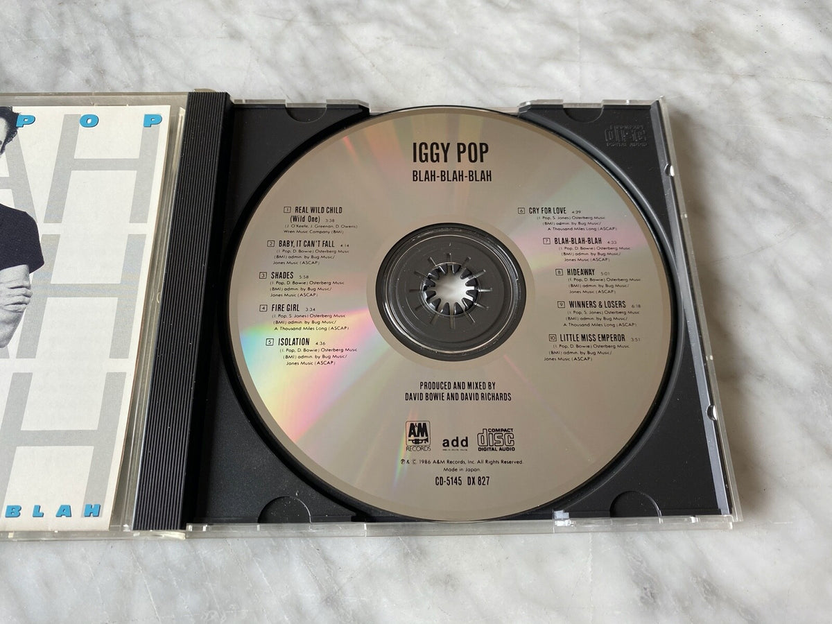 Iggy Pop – Blah Blah Blah [JAPAN TARGET ERA]
