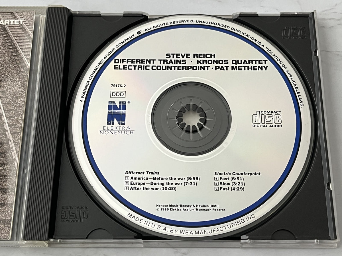 Steve Reich – Different Trains Electric Counterpoint (1989) [ORIGINAL USA PRESS]