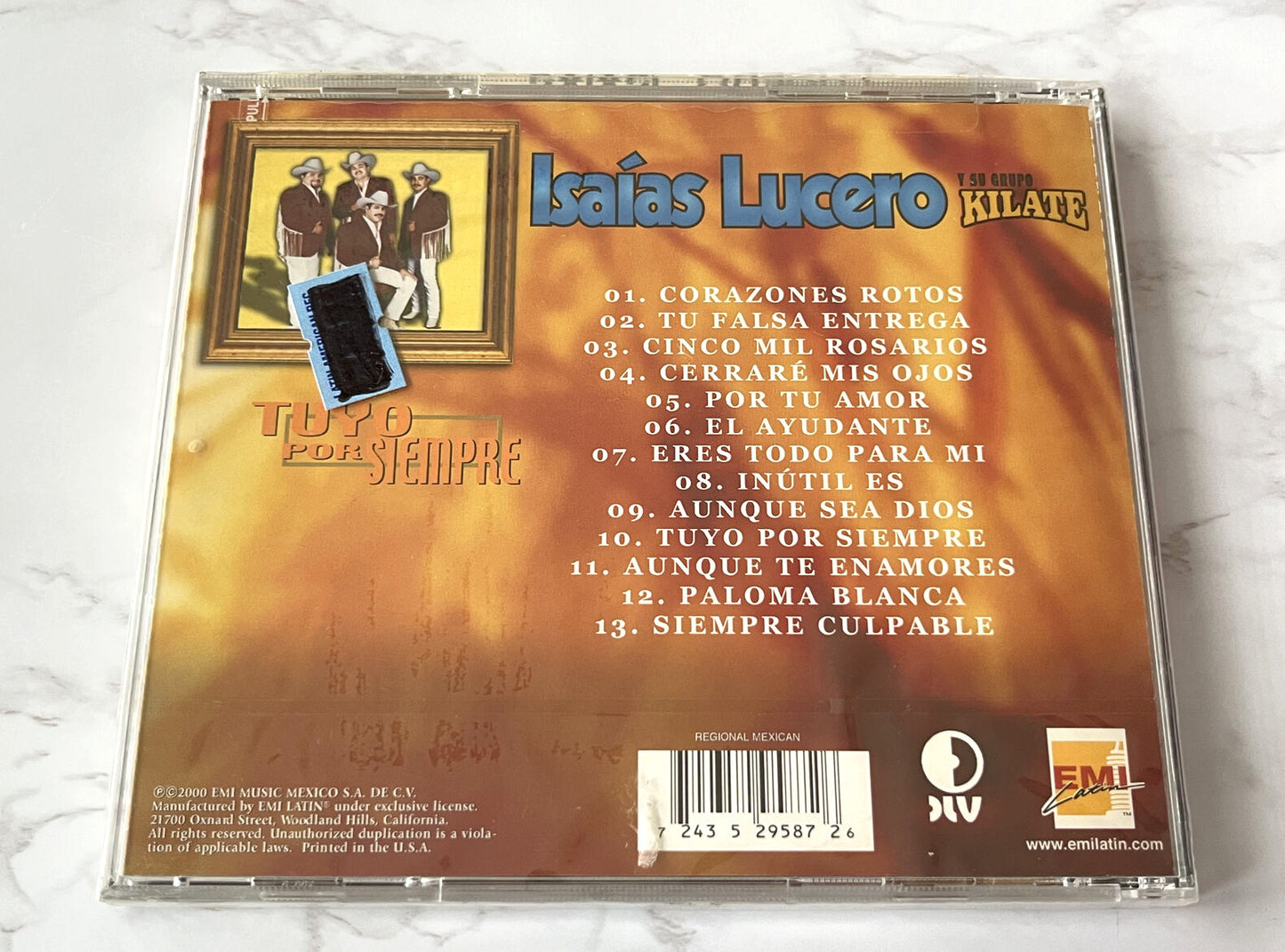 Isaias Lucero – Y Su Grupo Kilate Tuyo Por Siempre (2000) [ORIGINAL USA PRESS]
