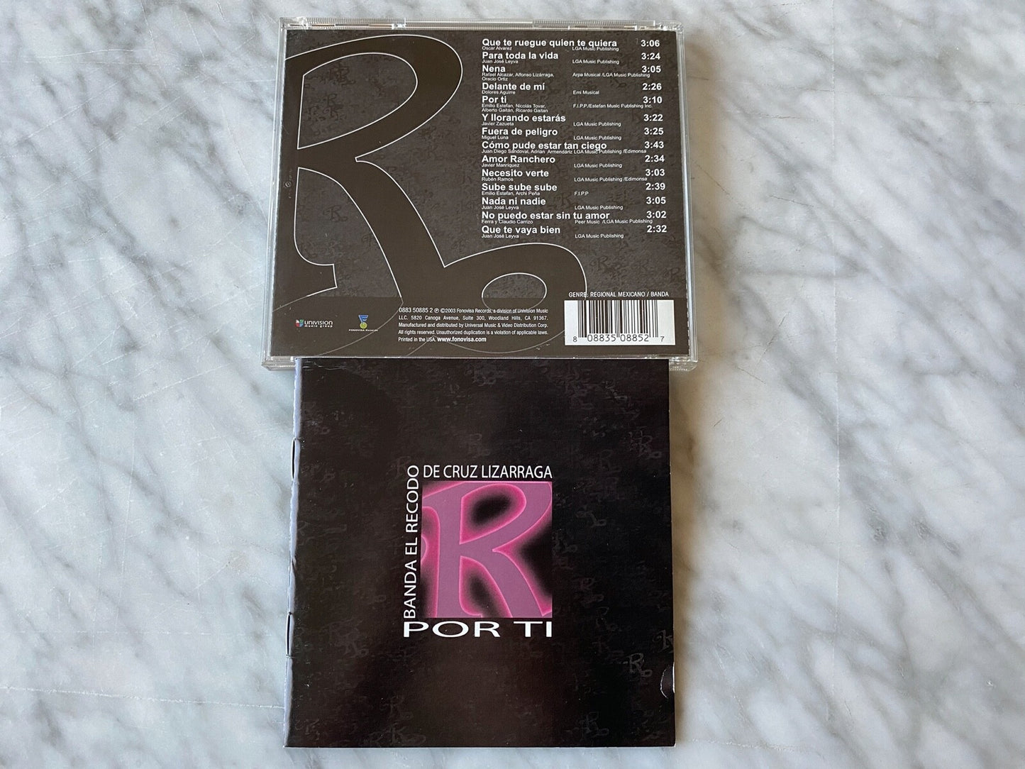 Banda El Recodo – De Cruz Lizarraga Por Ti (2003) [ORIGINAL USA PRESS]