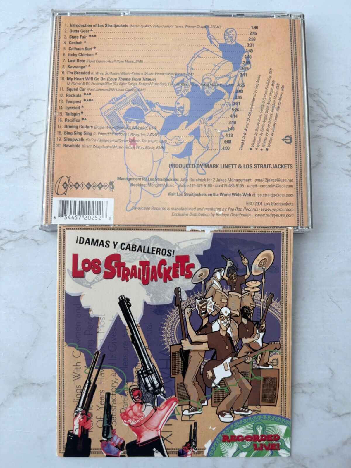 Los Straitjackets – Damas Y Caballeros (2001) [ORIGINAL USA PRESS]
