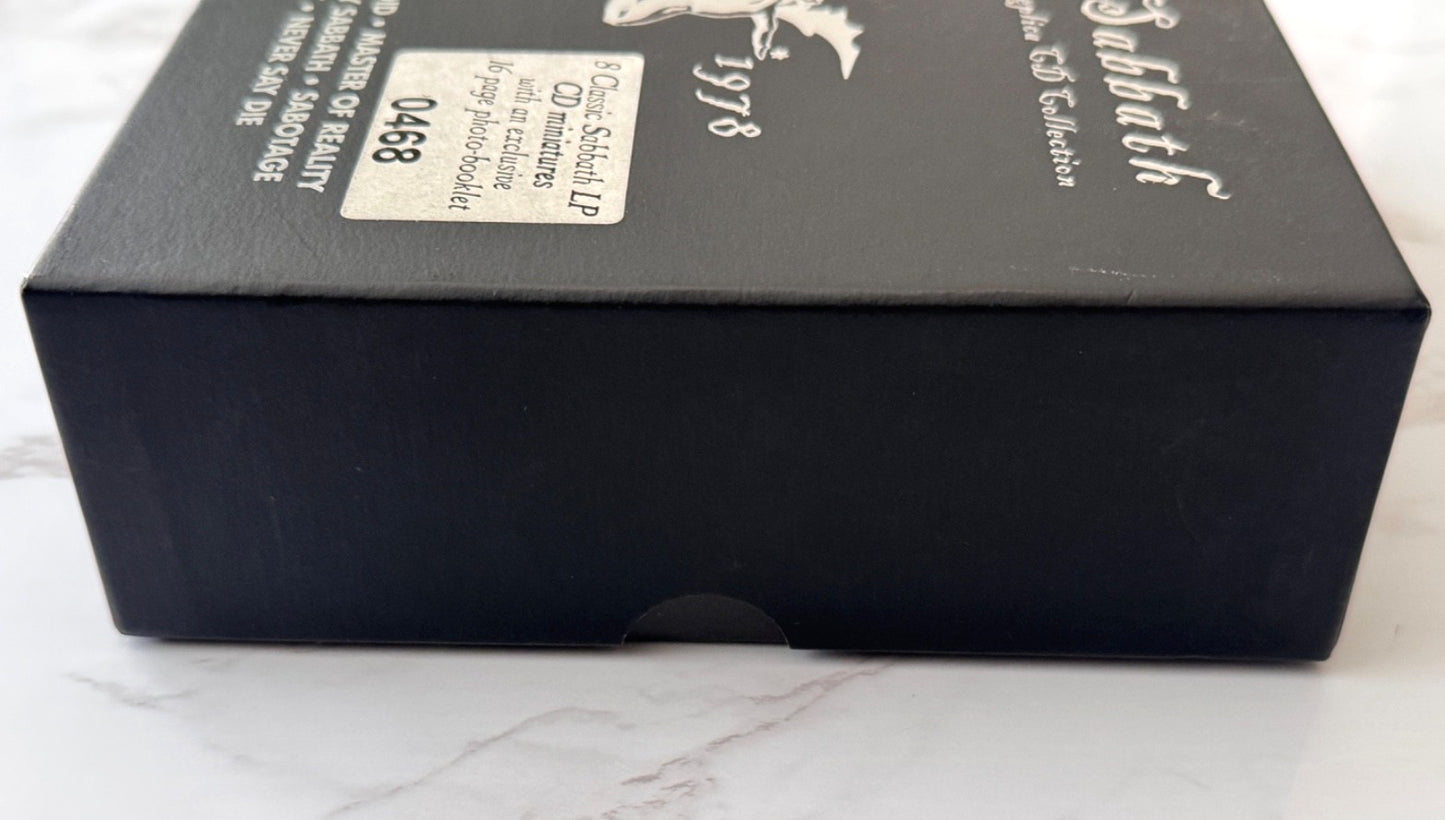 Black Sabbath – The Complete 70s Replica Collection 8 (Numbered, Box Set) (2001) [UK PRESS]