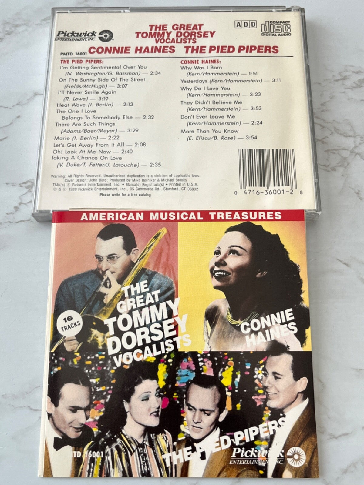 The Great Tommy Dorsey Vocalists (1989) [ORIGINAL USA PRESS]
