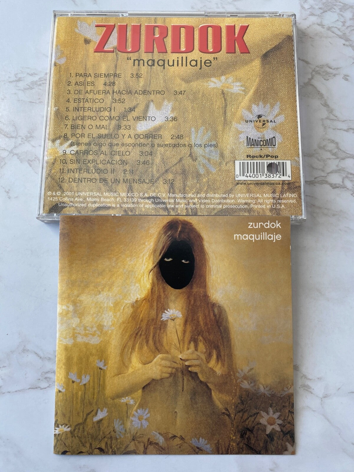 Zurdok – Maquillaje (Promo) (2001) [ORIGINAL USA PRESS]