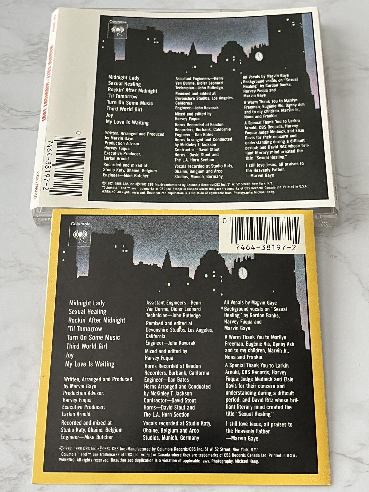 Marvin Gaye – Midnight Love [USA 1ST PRESS]