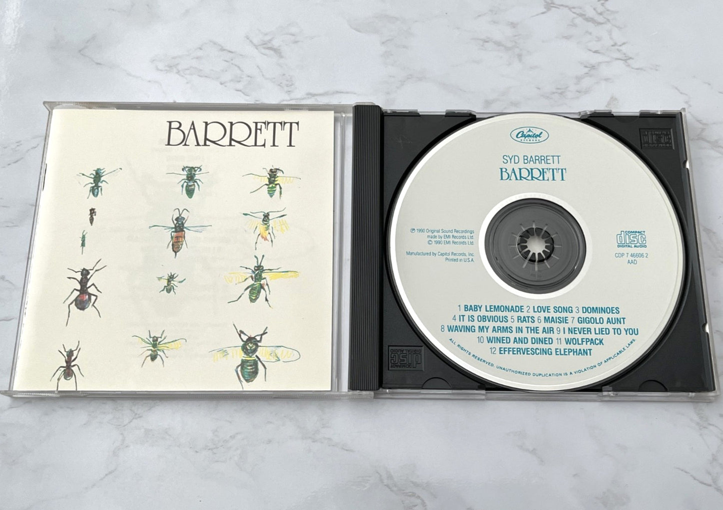 Syd Barrett – Barrett (1990) [ORIGINAL USA PRESS]