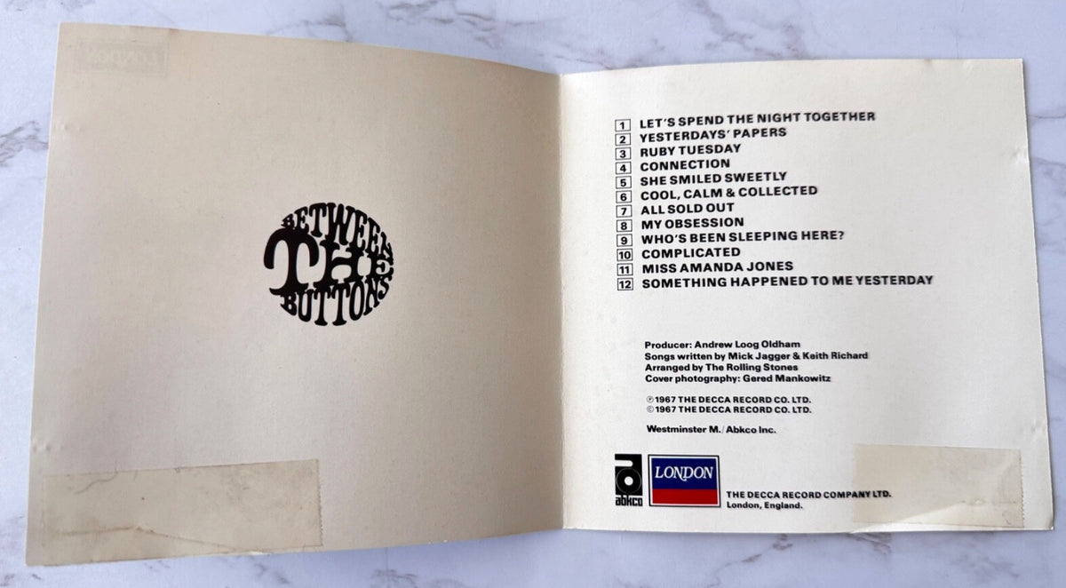 The Rolling Stones – Between The Buttons (1985) [W GERMANY TARGET ERA]