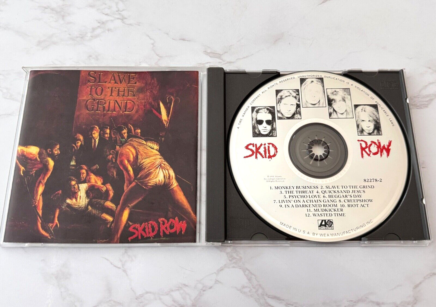 Skid Row – Slave To The Grind (1991) [ORIGINAL USA PRESS]