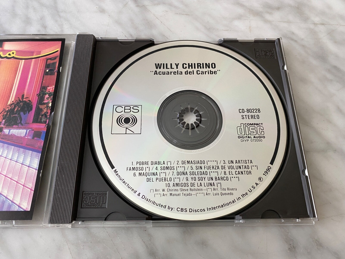 Willie Chirino – Willy Chirino Acuarela Del Caribe (1990) [ORIGINAL USA PRESS]