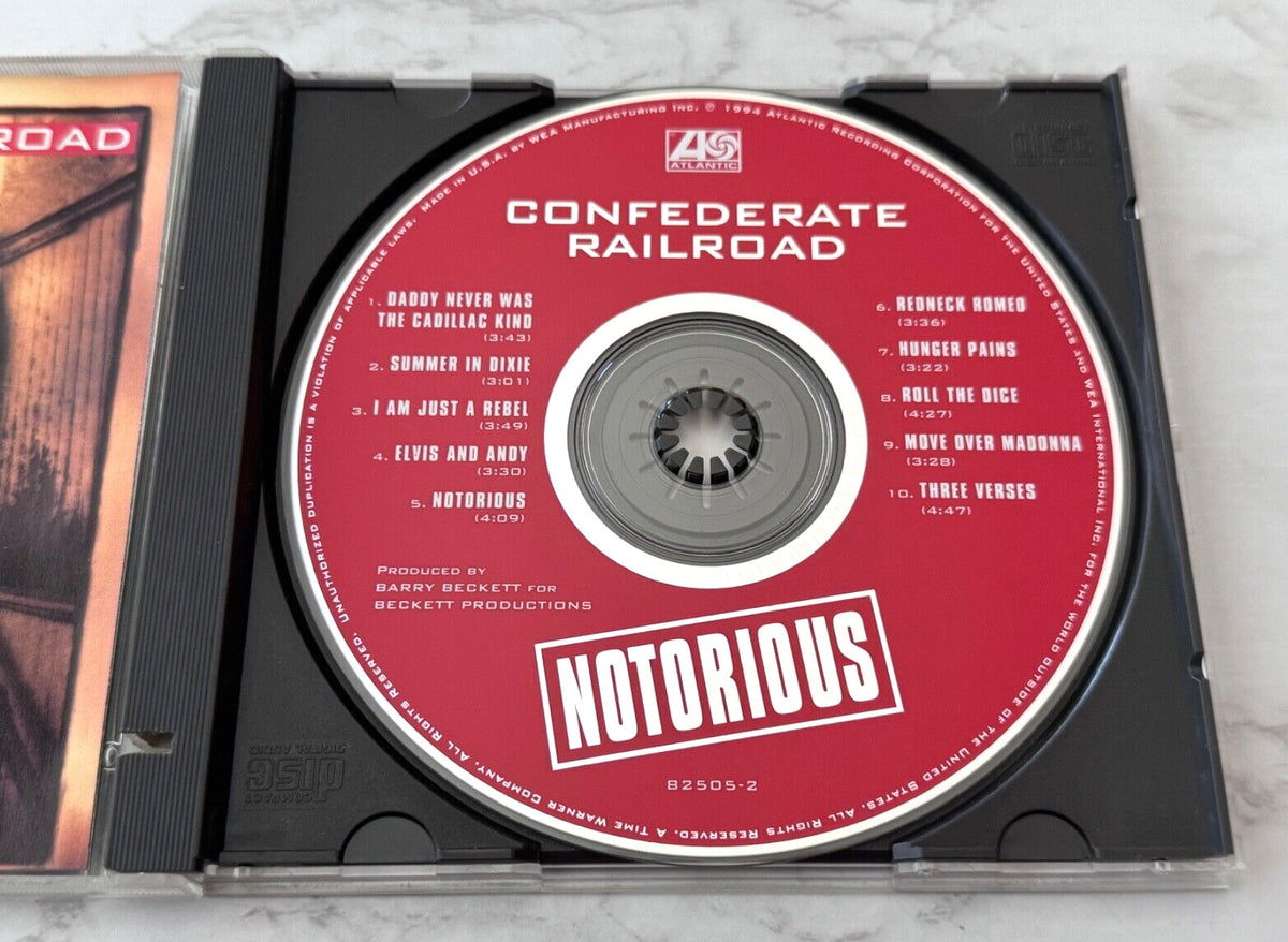 Confederate Railroad – Notorious (Promo) (1994) [ORIGINAL USA PRESS]