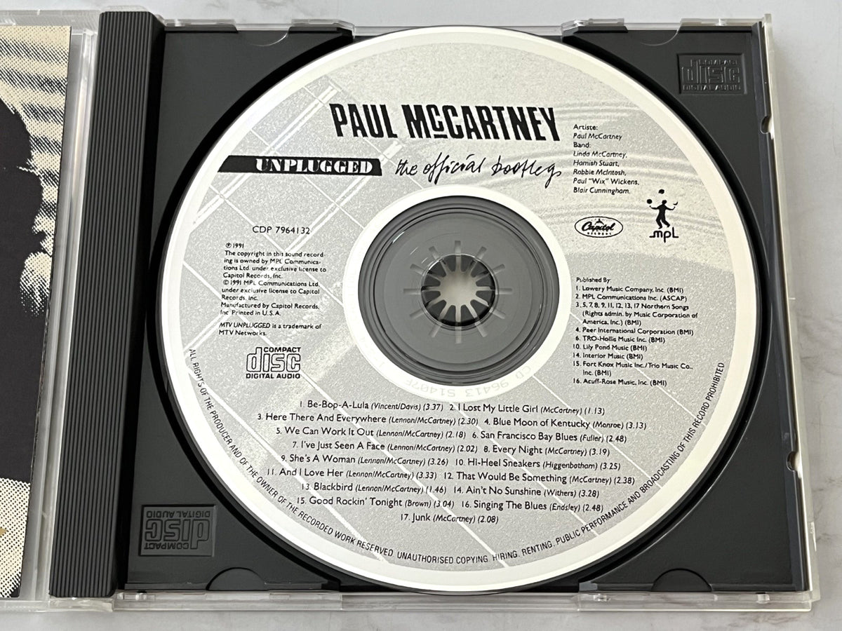 Paul McCartney – Unplugged (Numbered) (1991)