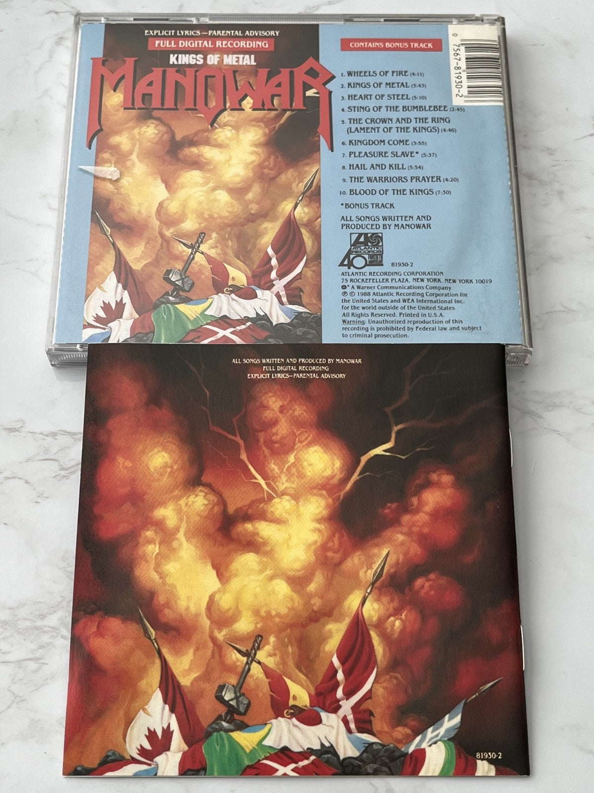 Manowar – Kings Of Metal (1988) [ORIGINAL USA PRESS]