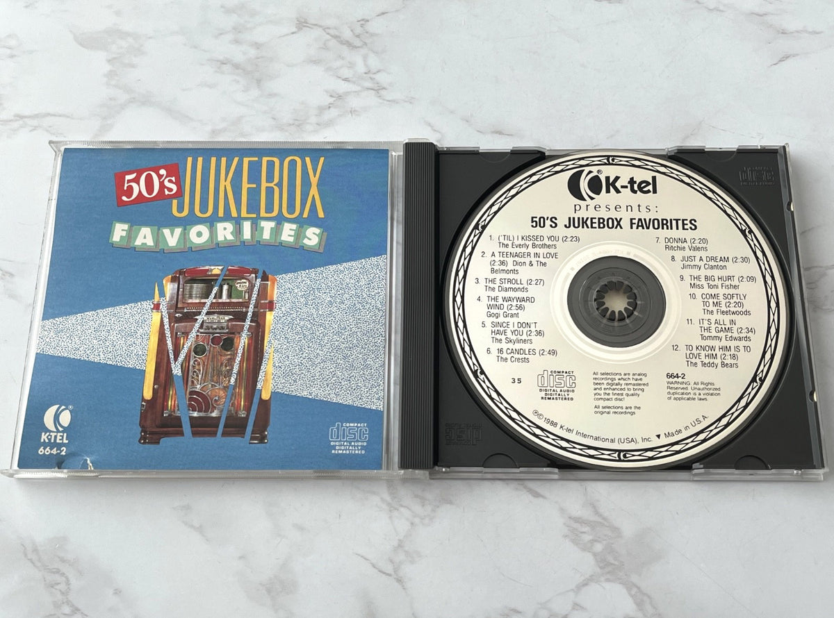 Ritchie Valens, The Everly Brothers, Various, The Crests, The Diamonds – 50's Jukebox Favorites (1988)