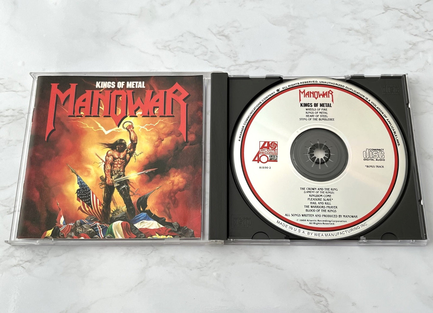 Manowar – Kings Of Metal (1988) [ORIGINAL USA PRESS]
