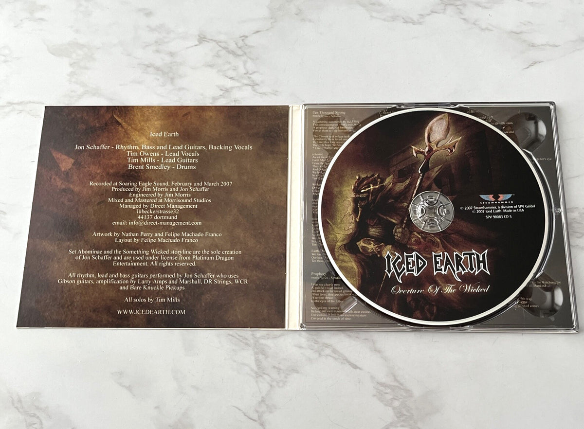 Iced Earth – Overture Of The Wicked (Maxi Single, Digipak) (2007)