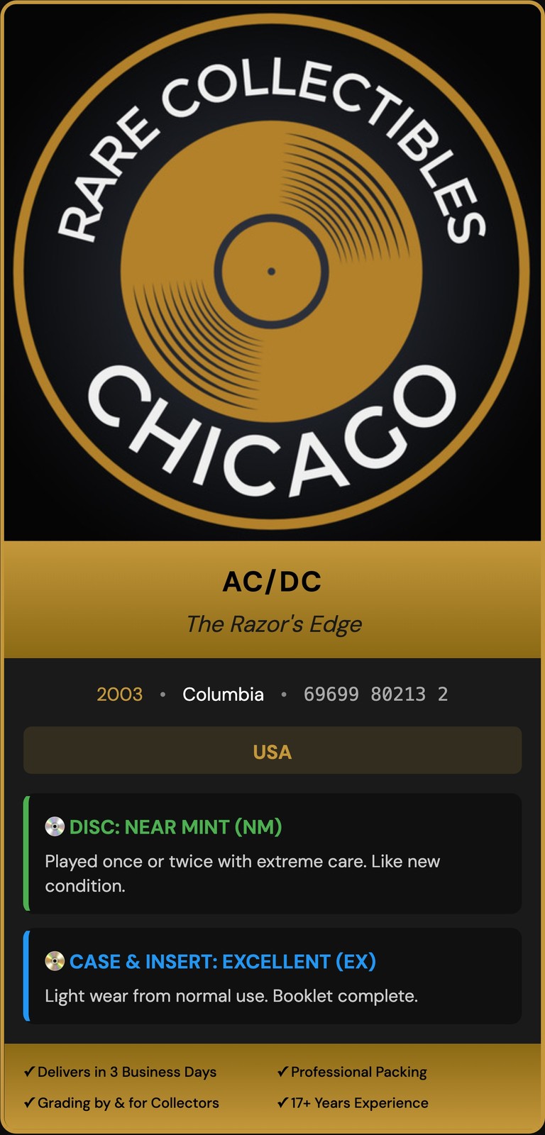AC/DC – The Razors Edge (Digipak) (2003)