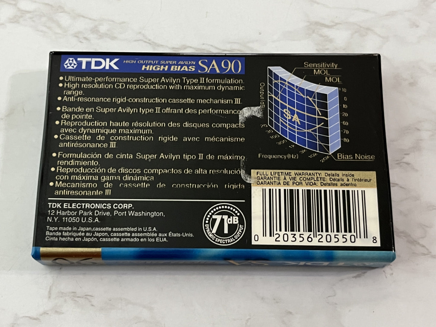 TDK SA-90 Blank Audio CASSETTE Tape SEALED! High Bias 90 Minute BRAND NEW!