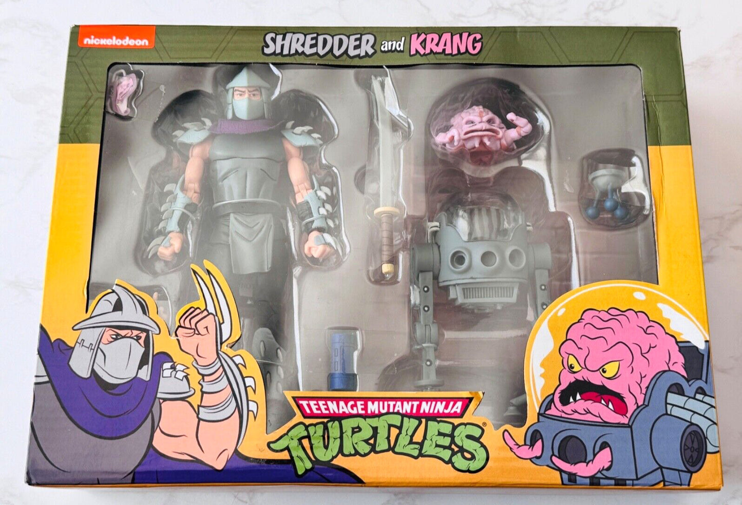 NECA Teenage Mutant Ninja Turtle Shredder And Krang Figures (2020)