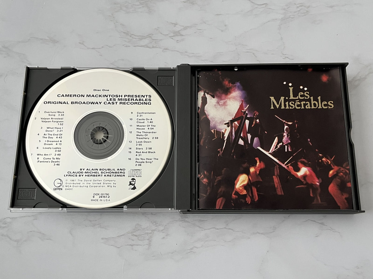 Les Miserables Original Broadway Cast Recording [USA 1ST PRESS]