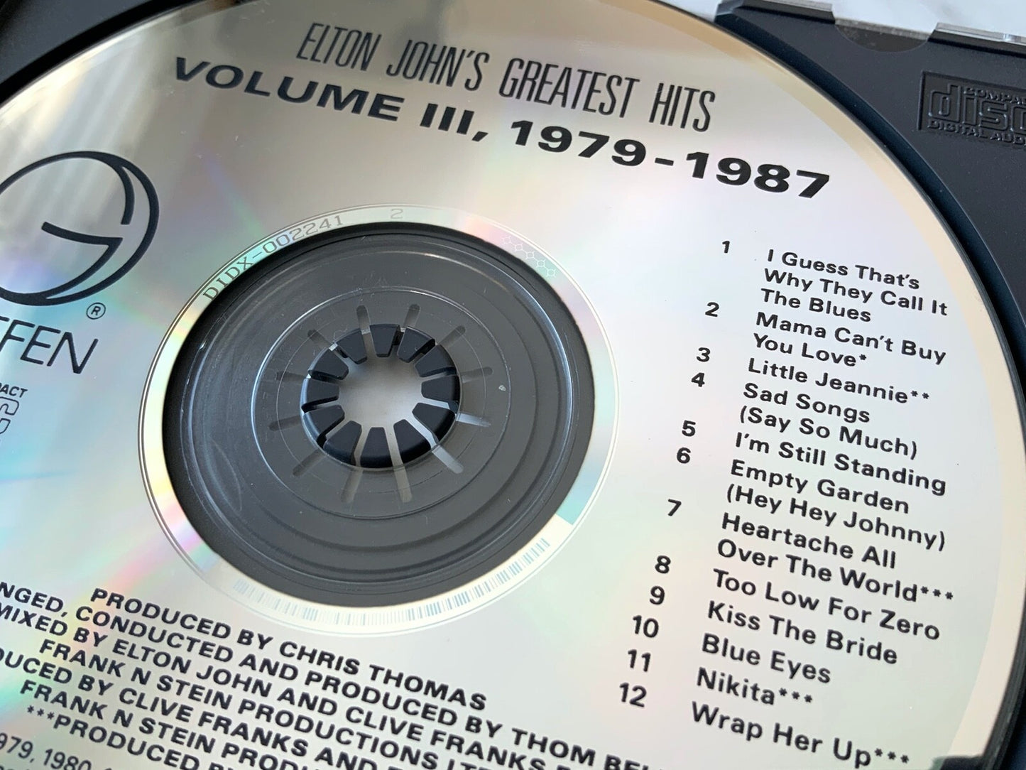 Elton John – Elton John's Greatest Hits Volume III 1979-1987 (1987) [DADC PRESS]