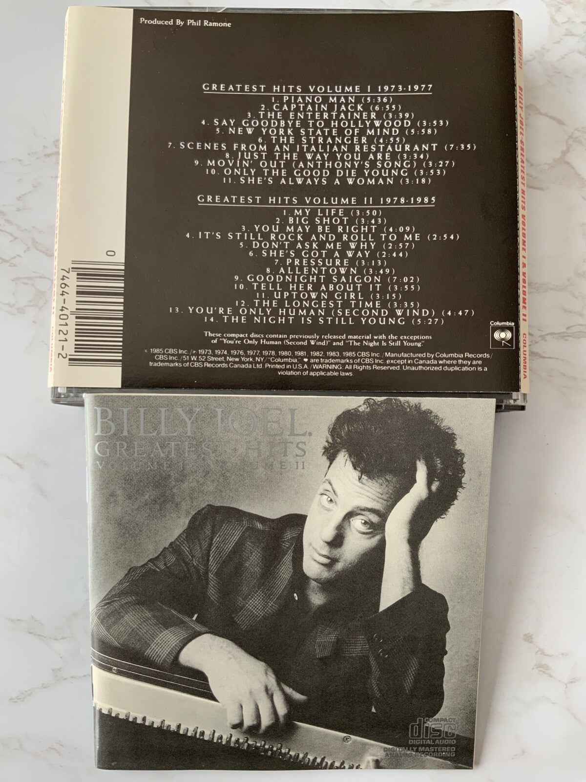 Billy Joel – Greatest Hits Vol. 1 & Vol. 2
